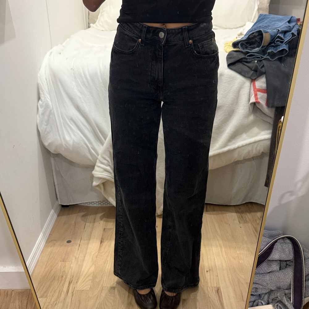 Divided Black Flare & Wide Leg Jeans